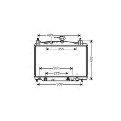 Chladič motora AVA QUALITY COOLING MZ2212