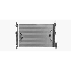 Chladič motora AVA QUALITY COOLING MZ2295 - obr. 2