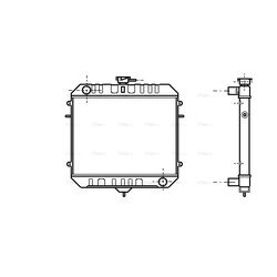 Chladič motora AVA QUALITY COOLING OL2081