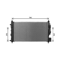 Chladič motora AVA QUALITY COOLING OL2701 - obr. 1