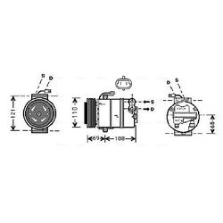 Kompresor klimatizácie AVA QUALITY COOLING OLK317