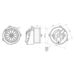 Vnútorný ventilátor AVA QUALITY COOLING PE8436