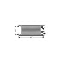 Chladič plniaceho vzduchu AVA QUALITY COOLING PEA4334