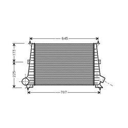 Chladič plniaceho vzduchu AVA QUALITY COOLING SBA4047