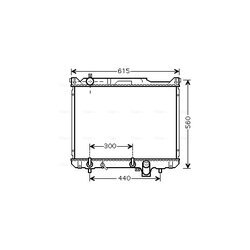 Chladič motora AVA QUALITY COOLING SZ2097