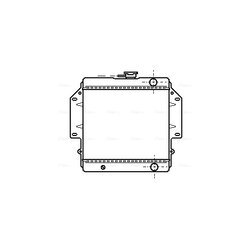 Chladič motora AVA QUALITY COOLING SZA2012