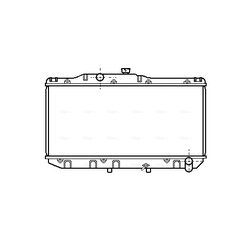 Chladič motora AVA QUALITY COOLING TO2111