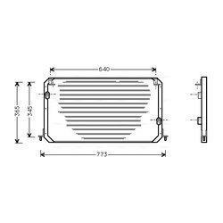 Kondenzátor klimatizácie AVA QUALITY COOLING TO5192