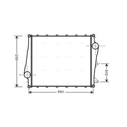 Chladič plniaceho vzduchu AVA QUALITY COOLING VL4022