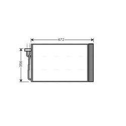 Kondenzátor klimatizácie AVA QUALITY COOLING BWA5267D