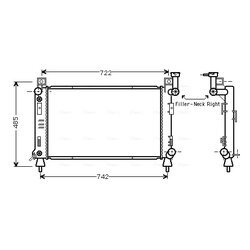 Chladič motora AVA QUALITY COOLING CR2027