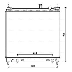 Chladič motora AVA QUALITY COOLING DN2378