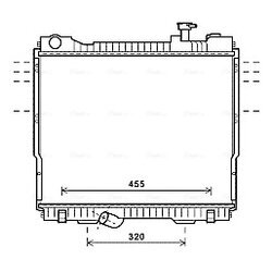 Chladič motora AVA QUALITY COOLING DN2418