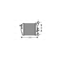 Chladič plniaceho vzduchu AVA QUALITY COOLING FT4376