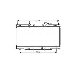 Chladič motora AVA QUALITY COOLING HD2162