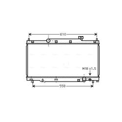 Chladič motora AVA QUALITY COOLING HD2164