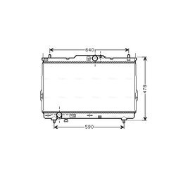 Chladič motora AVA QUALITY COOLING HY2113