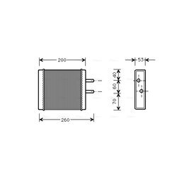 Výmenník tepla vnútorného kúrenia AVA QUALITY COOLING KA6009