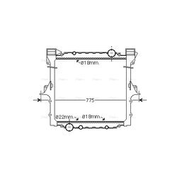 Chladič motora AVA QUALITY COOLING MN2058