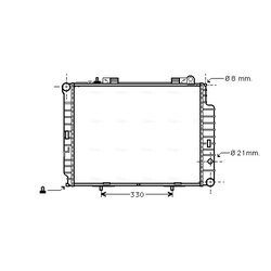 Chladič motora AVA QUALITY COOLING MSA2302