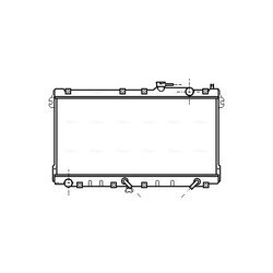 Chladič motora AVA QUALITY COOLING MZ2094