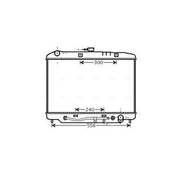 Chladič motora AVA QUALITY COOLING OL2180