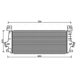 Chladič plniaceho vzduchu AVA QUALITY COOLING OLA4549