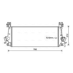 Chladič plniaceho vzduchu AVA QUALITY COOLING OLA4648