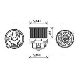 Vnútorný ventilátor AVA QUALITY COOLING PE8371