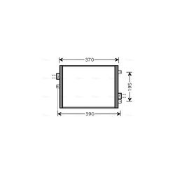 Kondenzátor klimatizácie AVA QUALITY COOLING PRA5052