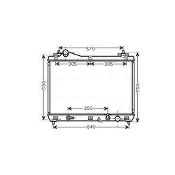 Chladič motora AVA QUALITY COOLING SZ2102