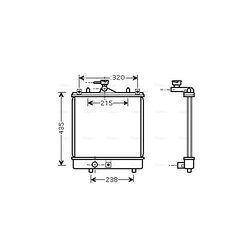 Chladič motora AVA QUALITY COOLING SZA2061