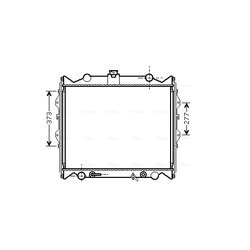 Chladič motora AVA QUALITY COOLING TO2311