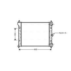 Chladič motora AVA QUALITY COOLING VN2092