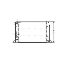 Chladič motora AVA QUALITY COOLING AI2104