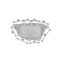 Chladič motorového oleja AVA QUALITY COOLING BW3594