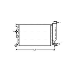 Chladič motora AVA QUALITY COOLING CN2104