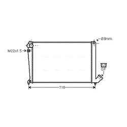 Chladič motora AVA QUALITY COOLING CNA2105