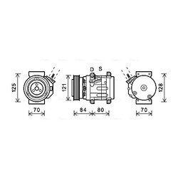 Kompresor klimatizácie AVA QUALITY COOLING CTK037