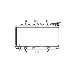 Chladič motora AVA QUALITY COOLING DN2102