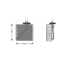 Výparník klimatizácie AVA QUALITY COOLING FDV271