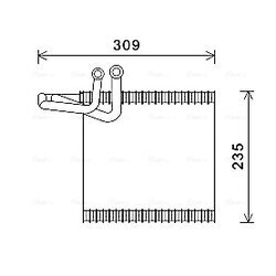 Výparník klimatizácie AVA QUALITY COOLING FDV493