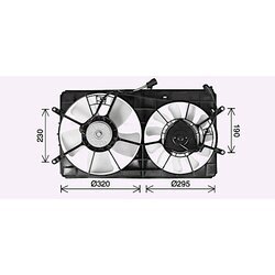 Ventilátor chladenia motora AVA QUALITY COOLING FT7613