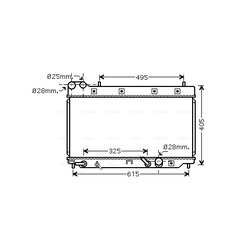 Chladič motora AVA QUALITY COOLING HD2195