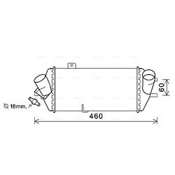 Chladič plniaceho vzduchu AVA QUALITY COOLING HY4389