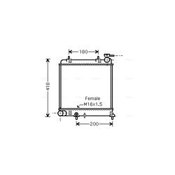 Chladič motora AVA QUALITY COOLING HYA2129