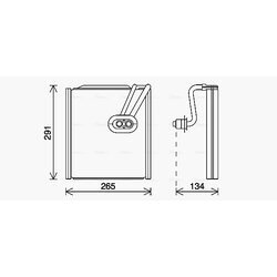 Výparník klimatizácie AVA QUALITY COOLING KAV292