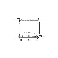 Chladič motora AVA QUALITY COOLING MS2137