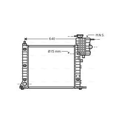 Chladič motora AVA QUALITY COOLING MS2336