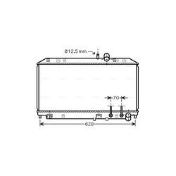 Chladič motora AVA QUALITY COOLING MZ2177